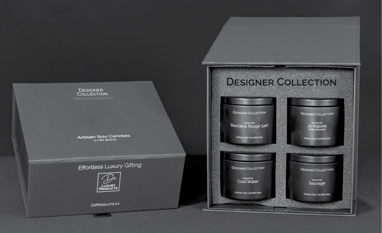 Opulent Glow Quartet | Designer Collection | Candles