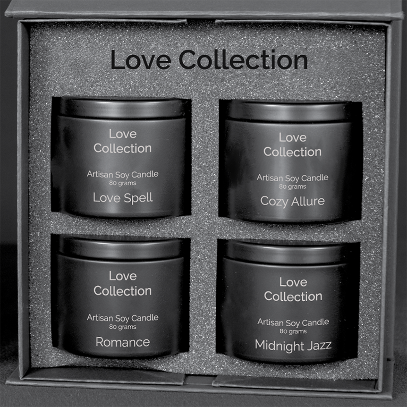 Opulent Glow Quartet | Love Collection | Candles