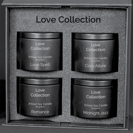 Opulent Glow Quartet | Love Collection | Candles