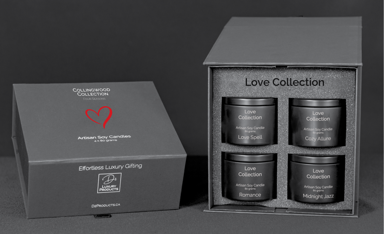 Opulent Glow Quartet | Love Collection | Candles